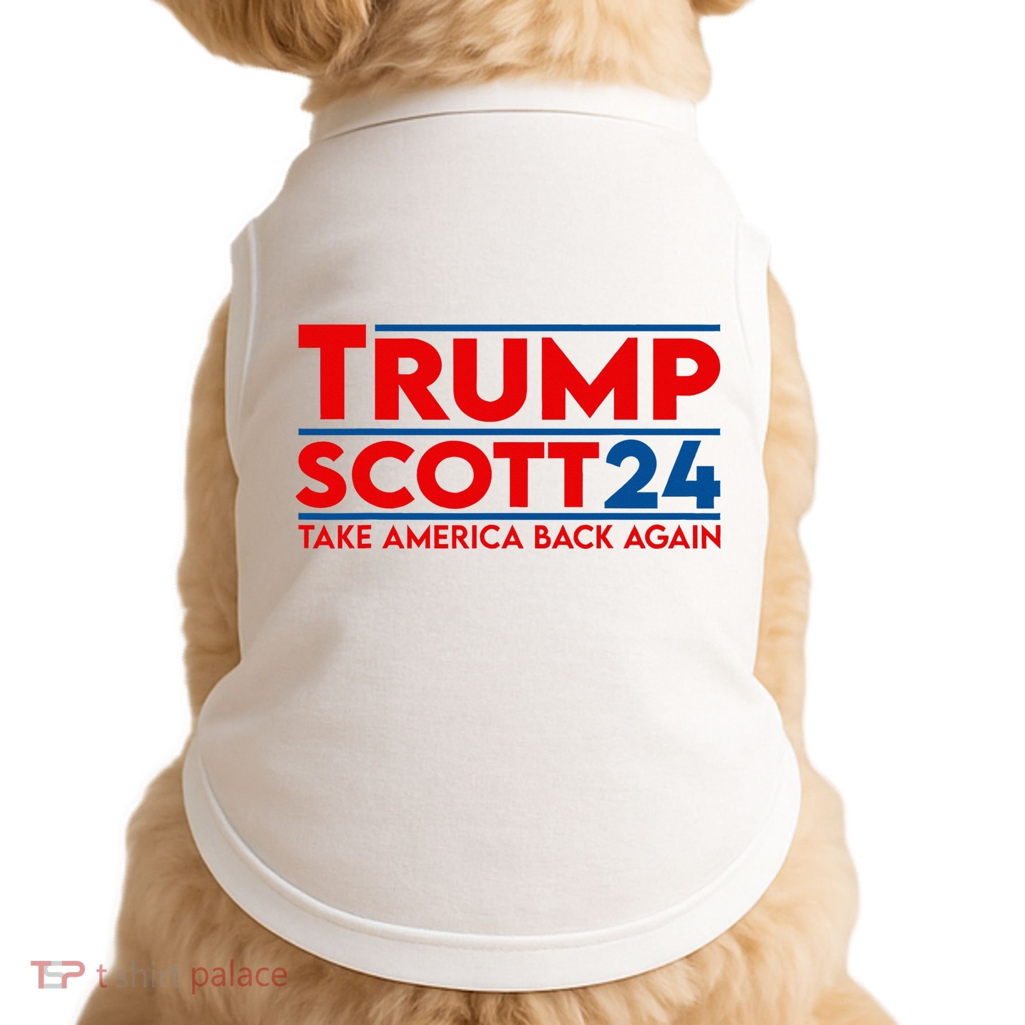 Trump Scott President Trump 2024 Doggie Tank