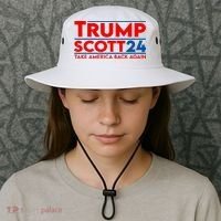 Trump Scott President Trump 2024 Bucket Hat thumb 3