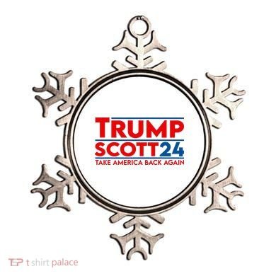 Trump Scott President Trump 2024 Ornament