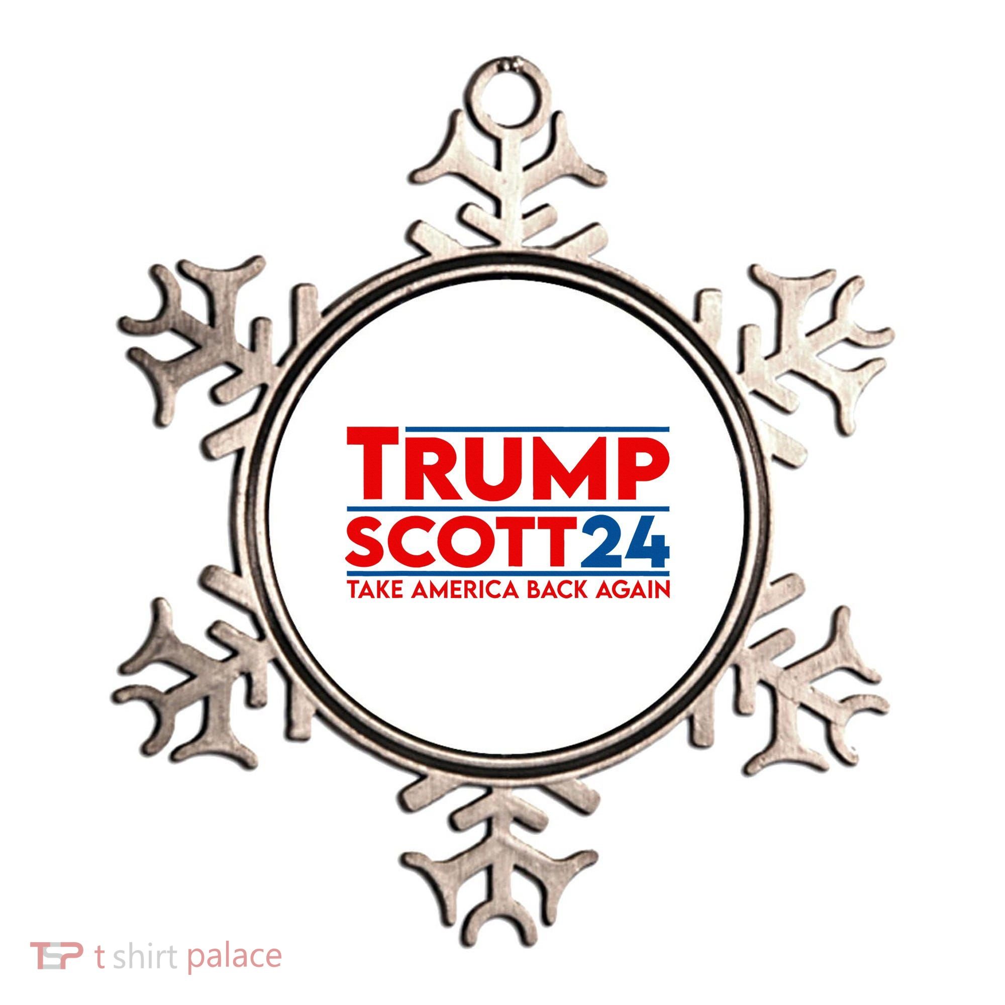 Trump Scott President Trump 2024 Ornament