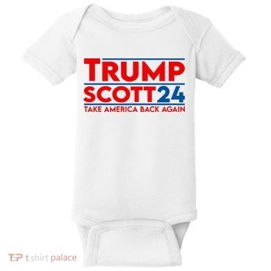 Trump Scott President Trump 2024 Baby Bodysuit