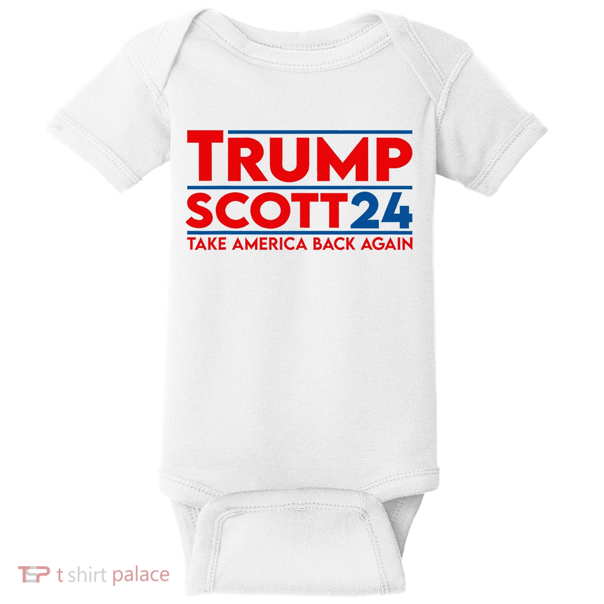Trump Scott President Trump 2024 Baby Bodysuit