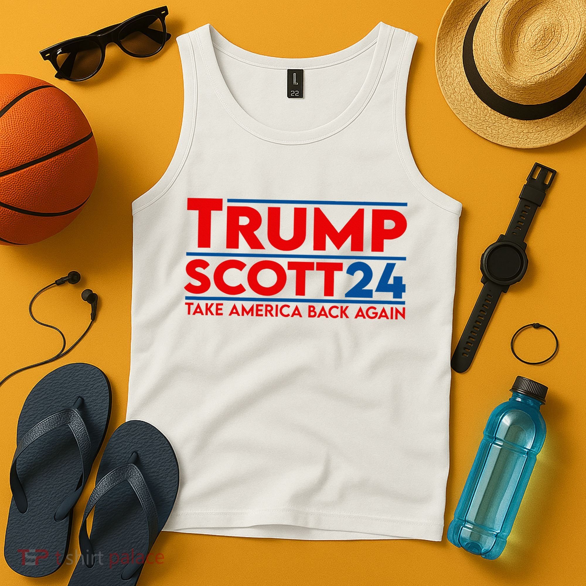 Trump Scott President Trump 2024 Tank Top