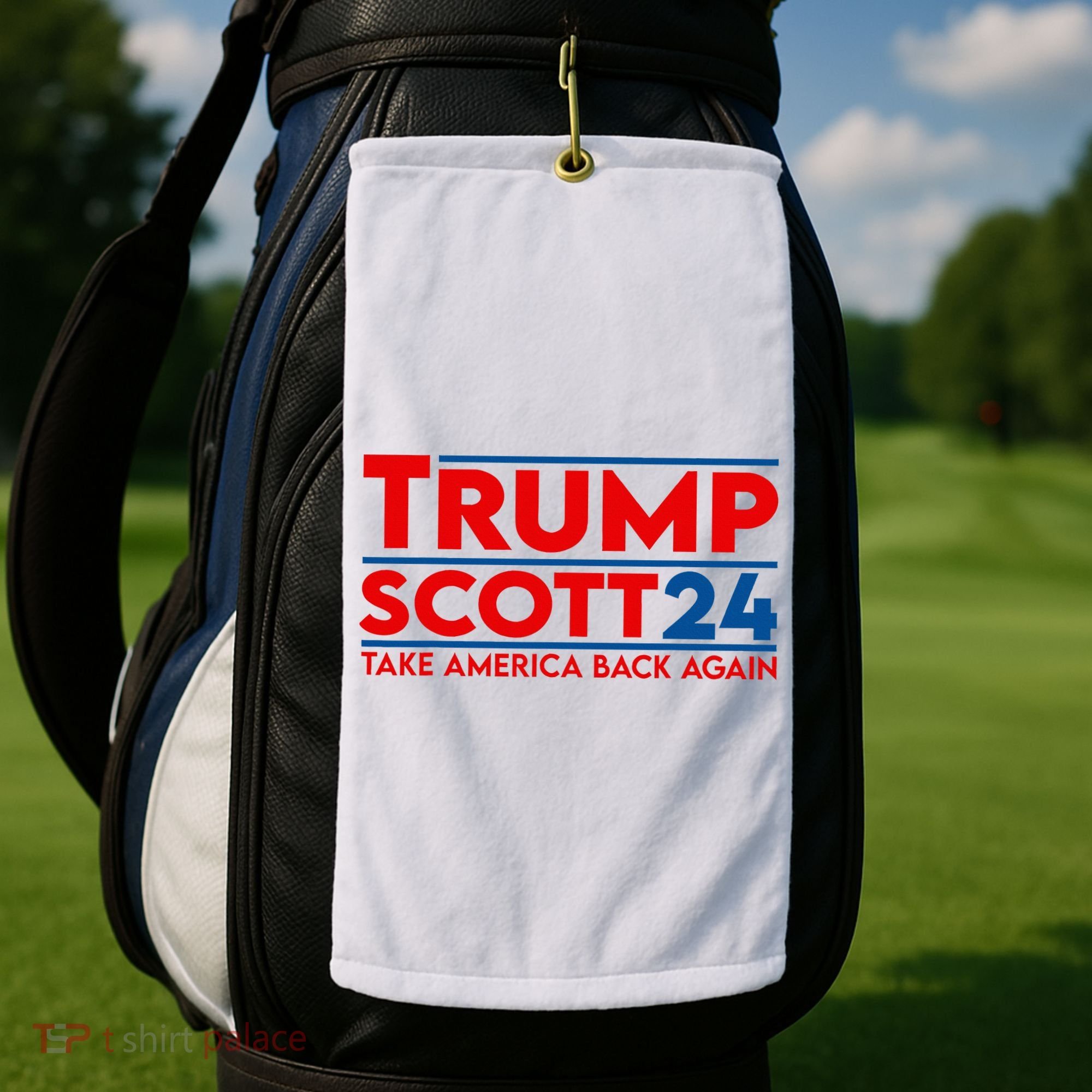 Trump Scott President Trump 2024 Golf Towel