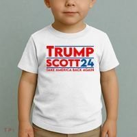Trump Scott President Trump 2024 Toddler T-Shirt thumb 2