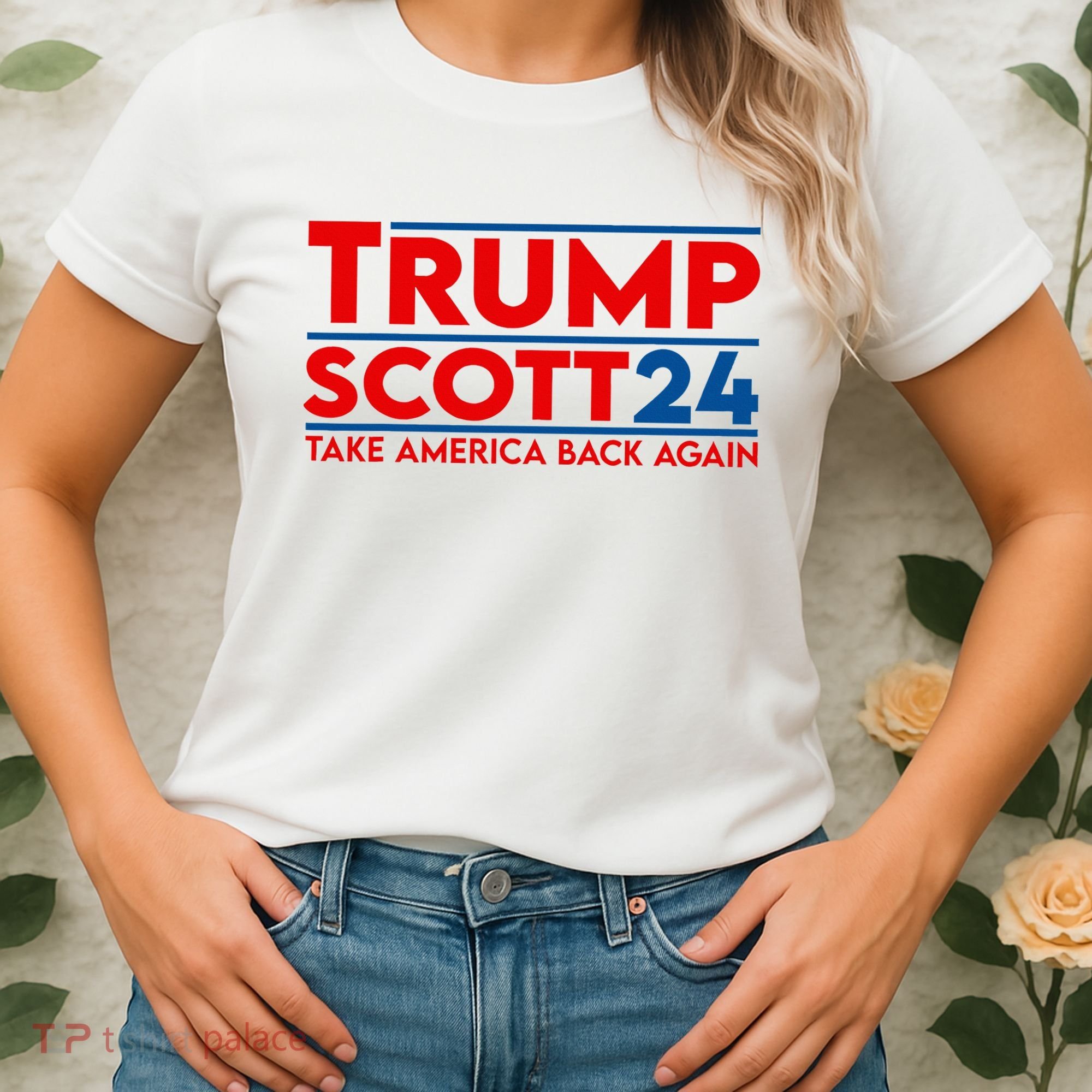 Trump Scott President Trump 2024 Women's T-Shirt