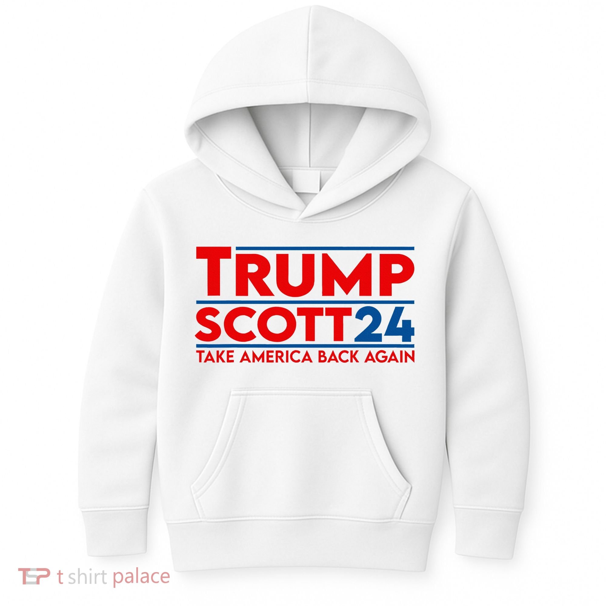 Trump Scott President Trump 2024 Kids Hoodie