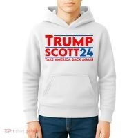 Trump Scott President Trump 2024 Kids Hoodie thumb 4