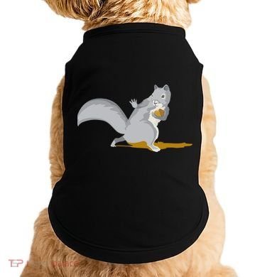 The Squirrel Protect The Nut Cool Vector Design Doggie Tank
