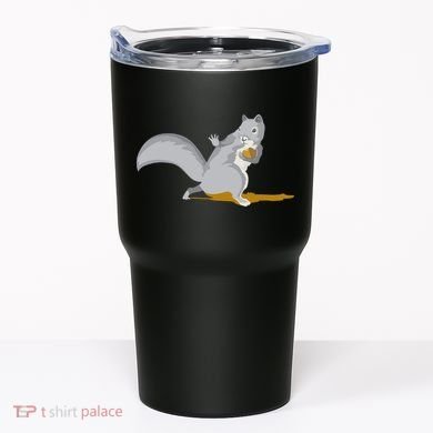The Squirrel Protect The Nut Cool Vector Design Tumbler
