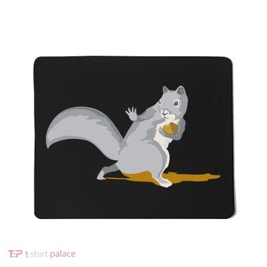 The Squirrel Protect The Nut Cool Vector Design Mousepad