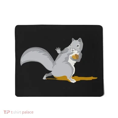 The Squirrel Protect The Nut Cool Vector Design Mousepad
