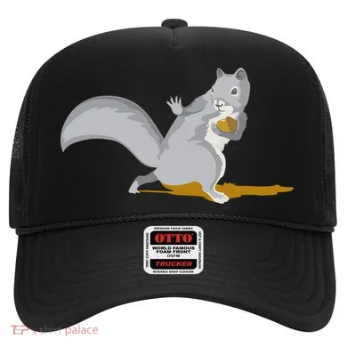 The Squirrel Protect The Nut Cool Vector Design Hat