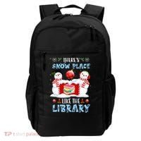 There's Snow Place Like The Library Book Worm Christmas Backpack thumb 0