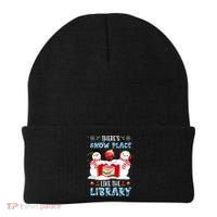 There's Snow Place Like The Library Book Worm Christmas Beanie thumb 0