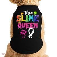 This Slime Queen Is 8th Birthday Crown 8 Years Old Bday Doggie Tank thumb 0