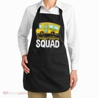 Transportation Squad Retro Bus Aide Back To School Matching Apron thumb 2