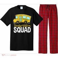 Transportation Squad Retro Bus Aide Back To School Matching Pajama Set thumb 0