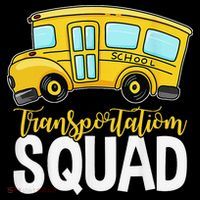 Transportation Squad Retro Bus Aide Back To School Matching Women's Hoodie thumb 2