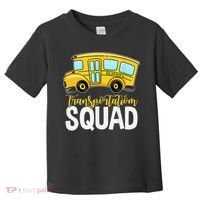 Transportation Squad Retro Bus Aide Back To School Matching Toddler T-Shirt thumb 0