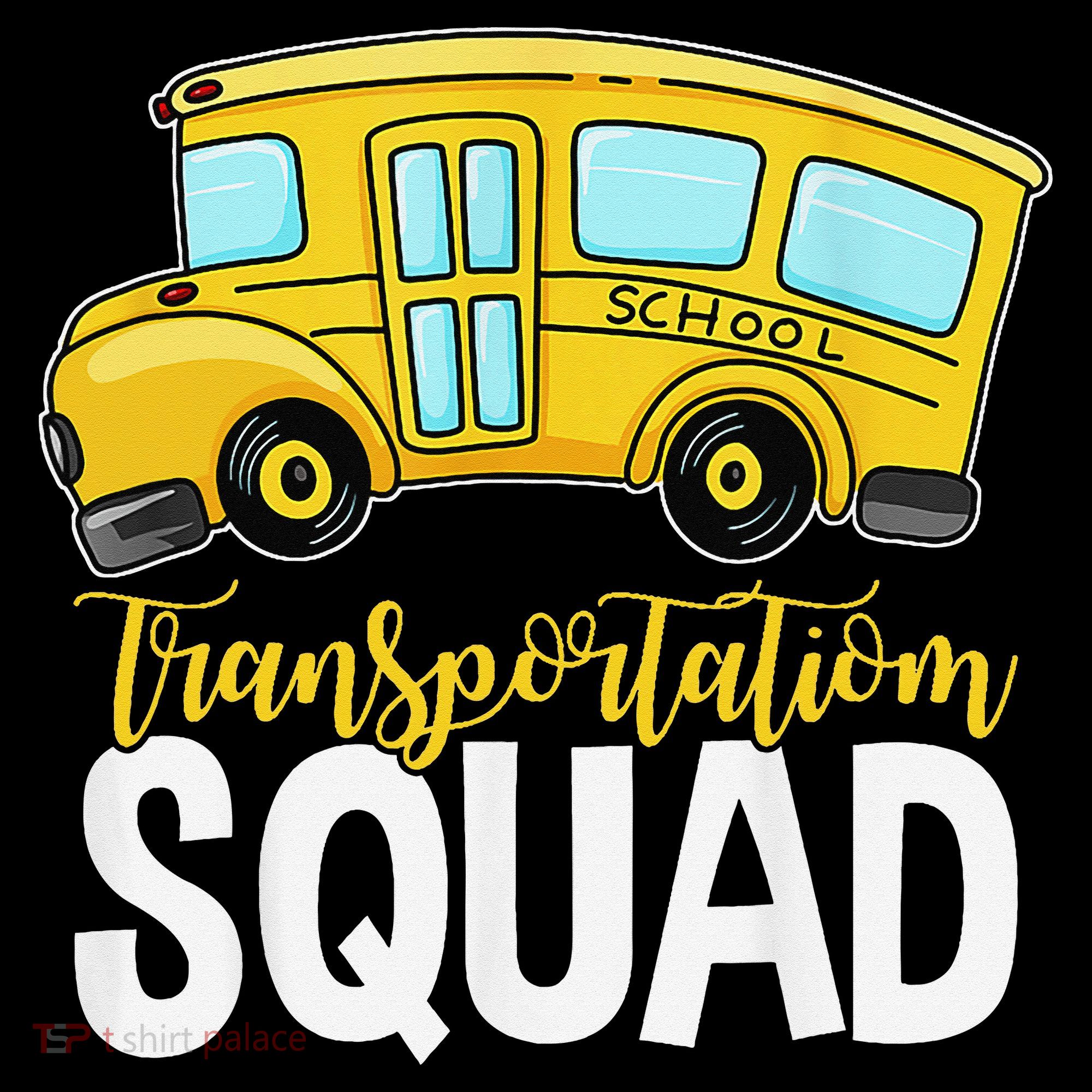 Transportation Squad Retro Bus Aide Back To School Matching Kids Sweatshirt