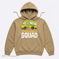 Transportation Squad Retro Bus Aide Back To School Matching Hoodie thumb 0