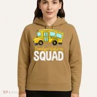 Transportation Squad Retro Bus Aide Back To School Matching Hoodie thumb 5