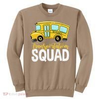 Transportation Squad Retro Bus Aide Back To School Matching Sweatshirt thumb 0