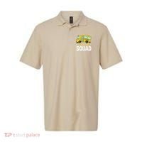 Transportation Squad Retro Bus Aide Back To School Matching Polo thumb 0