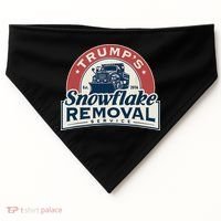 TrumpS Snowflake Removal Service Funny Trump 2024 Gift Love USA-Made Doggie Bandana thumb 0