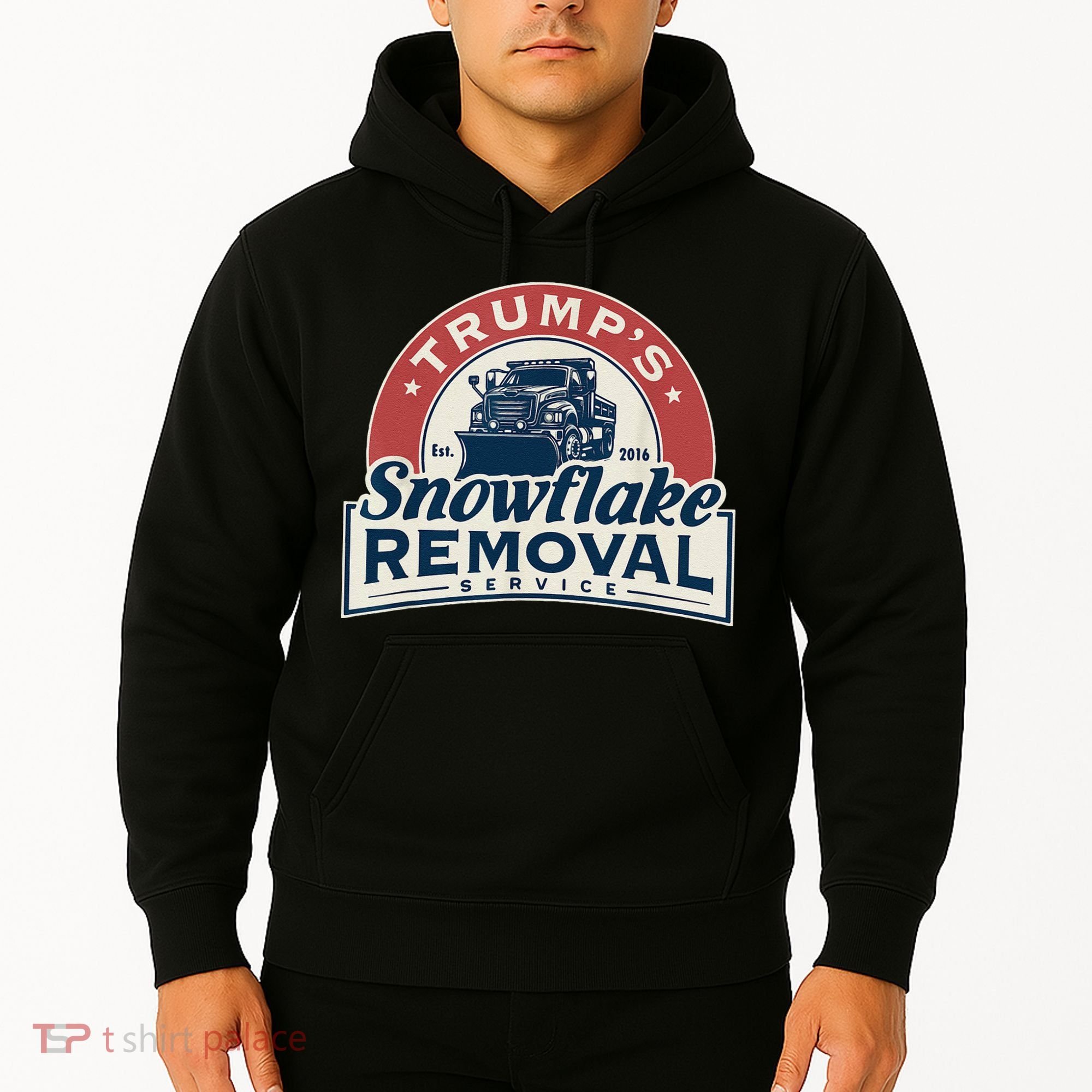 TrumpS Snowflake Removal Service Funny Trump 2024 Gift Love Hoodie