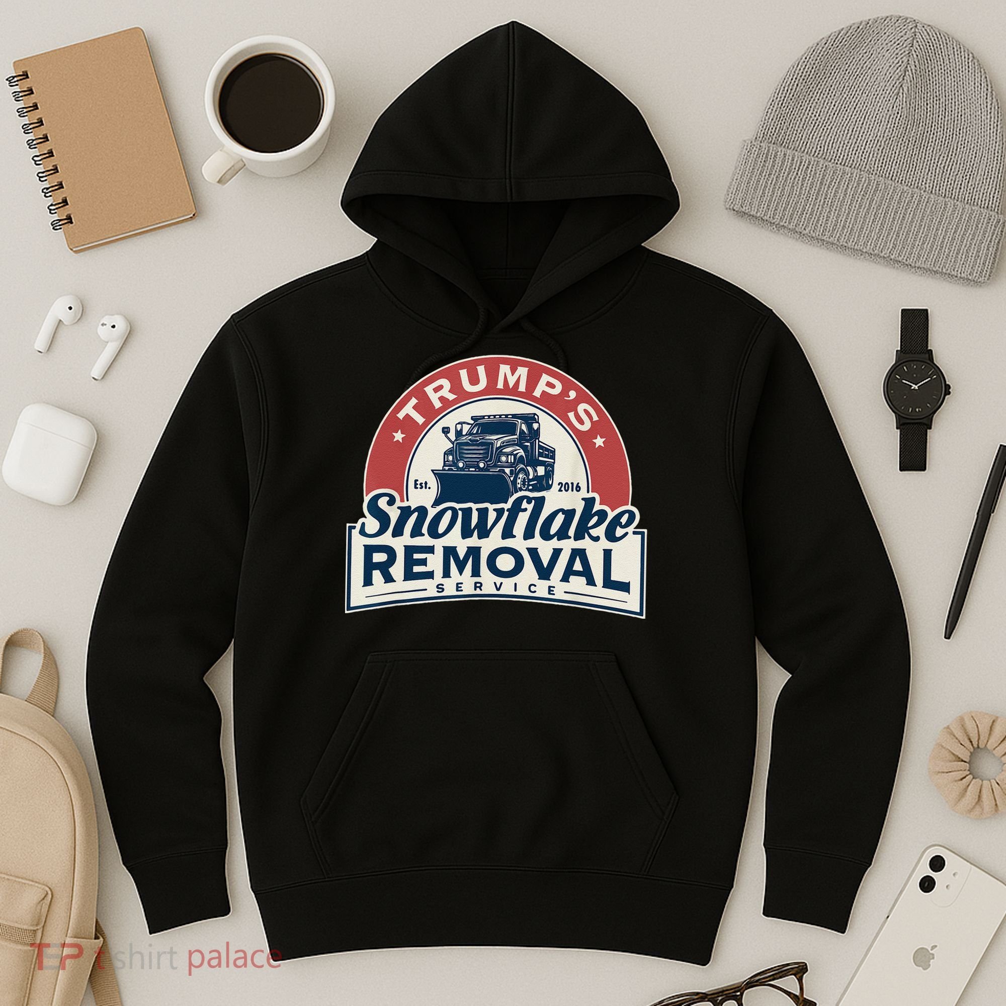 TrumpS Snowflake Removal Service Funny Trump 2024 Gift Love Hoodie