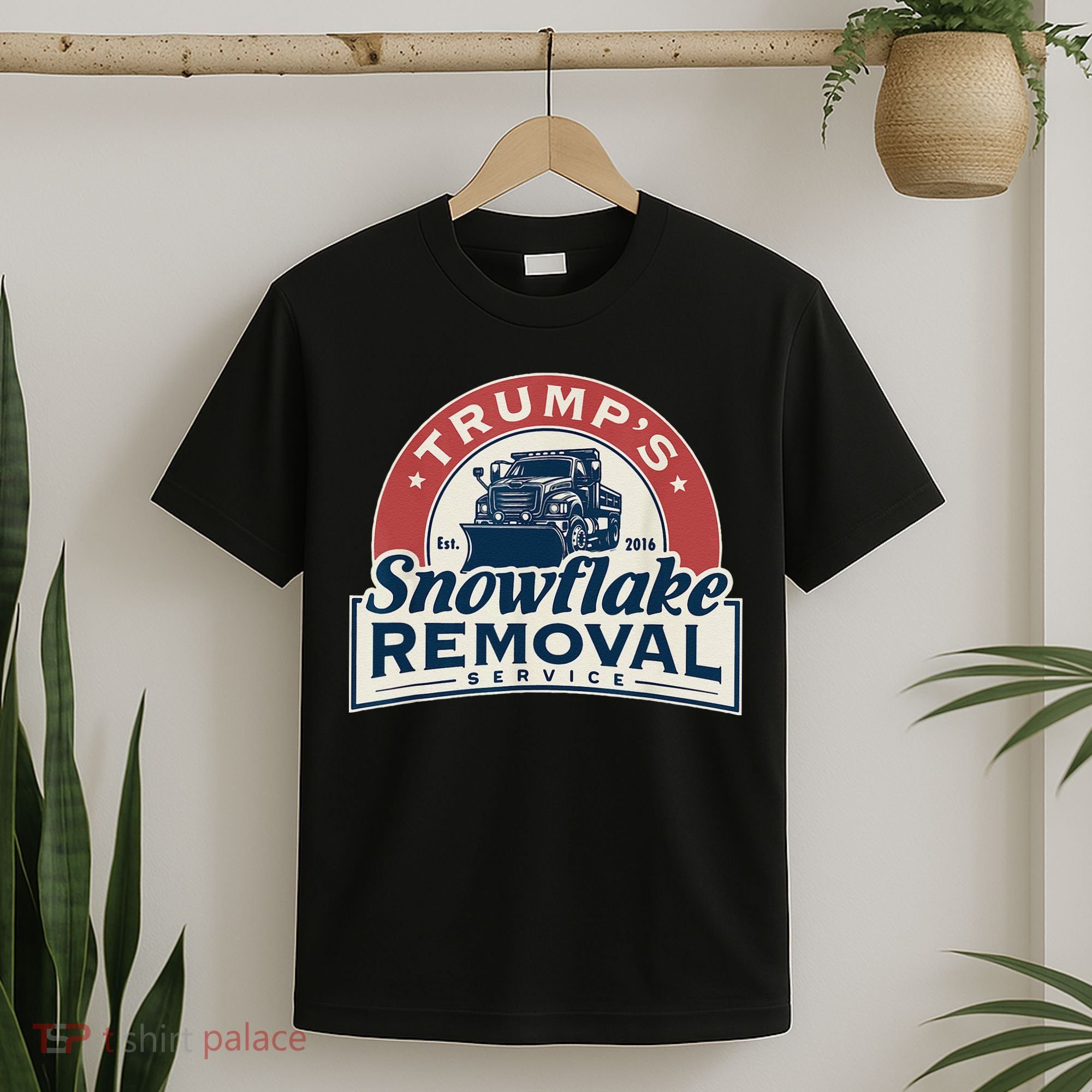 TrumpS Snowflake Removal Service Funny Trump 2024 Gift Love T-Shirt