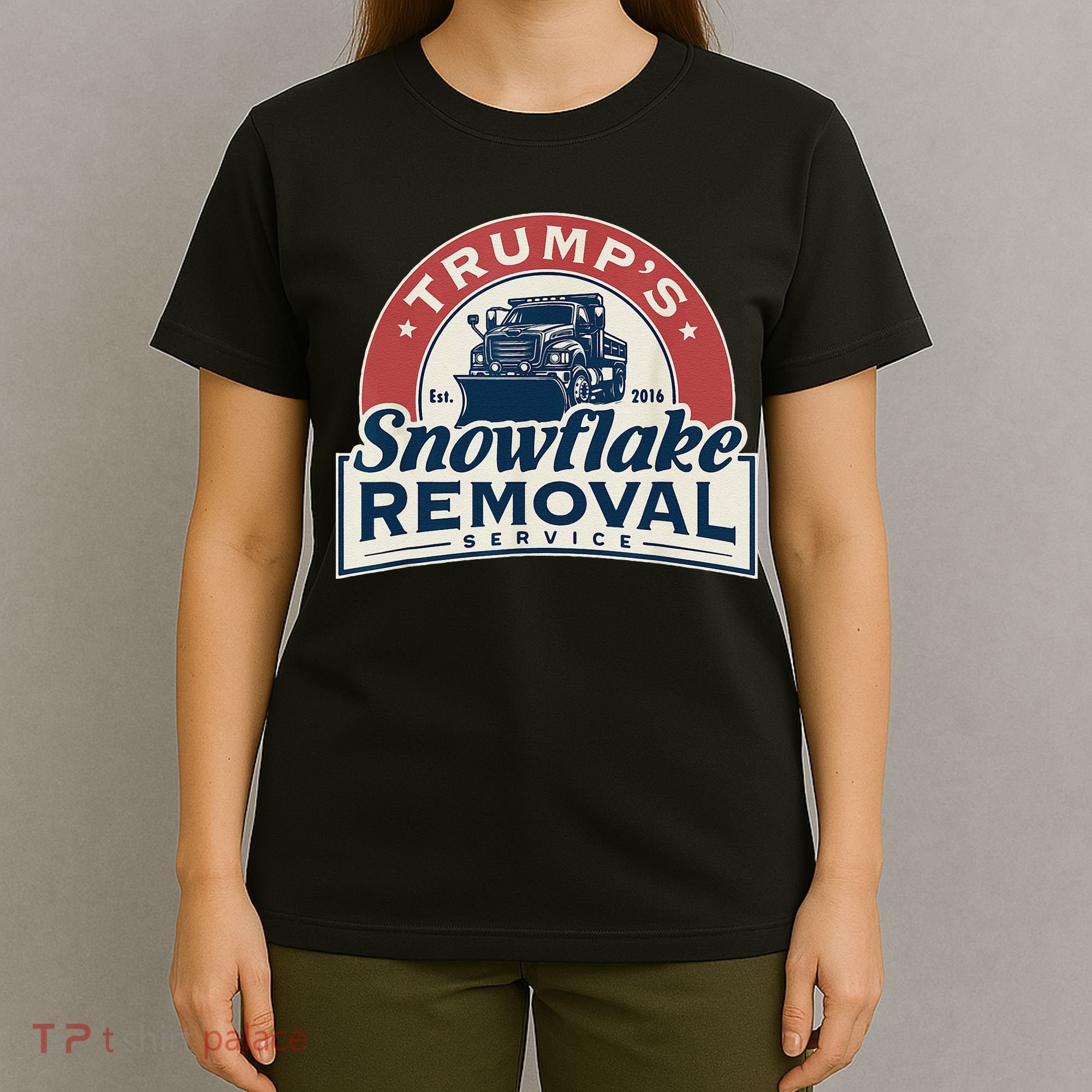 TrumpS Snowflake Removal Service Funny Trump 2024 Gift Love T-Shirt