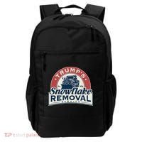 TrumpS Snowflake Removal Service Funny Trump 2024 Gift Love Backpack thumb 0