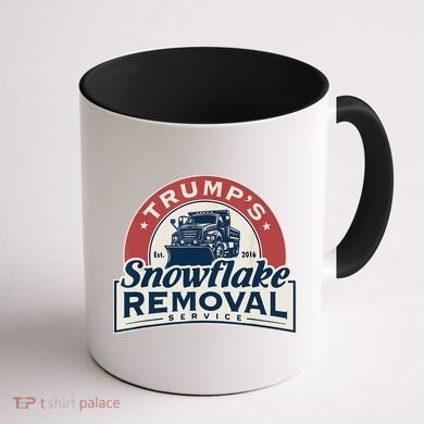 TrumpS Snowflake Removal Service Funny Trump 2024 Gift Love Coffee Mug back