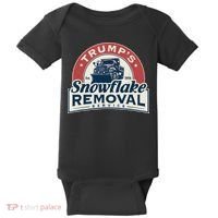 TrumpS Snowflake Removal Service Funny Trump 2024 Gift Love Baby Bodysuit thumb 0