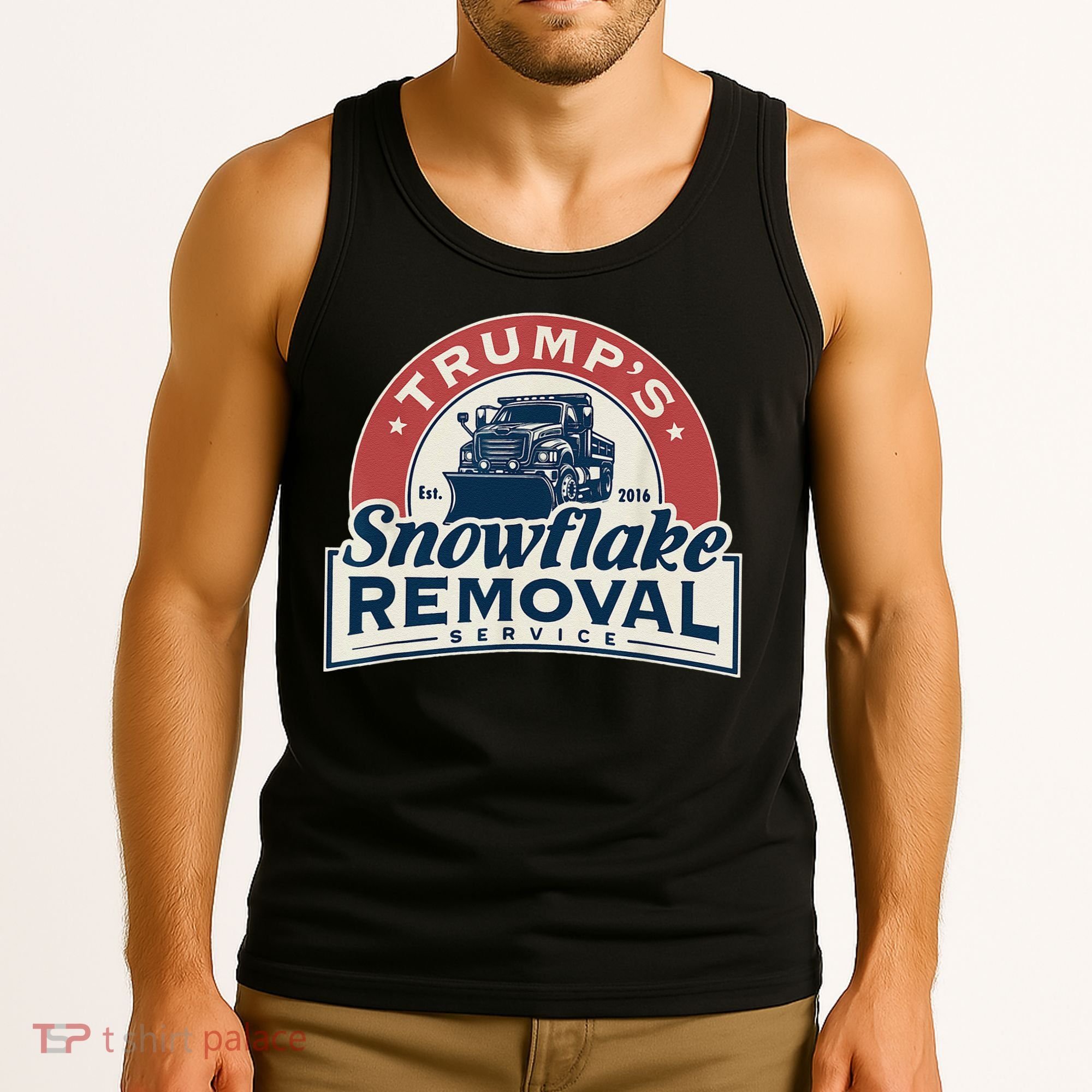 TrumpS Snowflake Removal Service Funny Trump 2024 Gift Love Tank Top