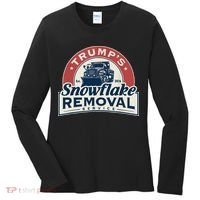 TrumpS Snowflake Removal Service Funny Trump 2024 Gift Love Women's Long Sleeve Shirt thumb 0