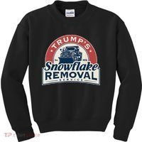 TrumpS Snowflake Removal Service Funny Trump 2024 Gift Love Kids Sweatshirt thumb 0