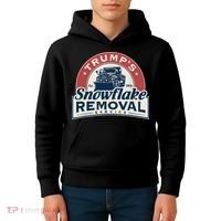 TrumpS Snowflake Removal Service Funny Trump 2024 Gift Love Kids Hoodie thumb 4