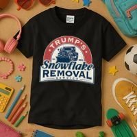 TrumpS Snowflake Removal Service Funny Trump 2024 Gift Love Kids T-Shirt thumb 3
