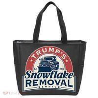 TrumpS Snowflake Removal Service Funny Trump 2024 Gift Love Tote Bag thumb 0