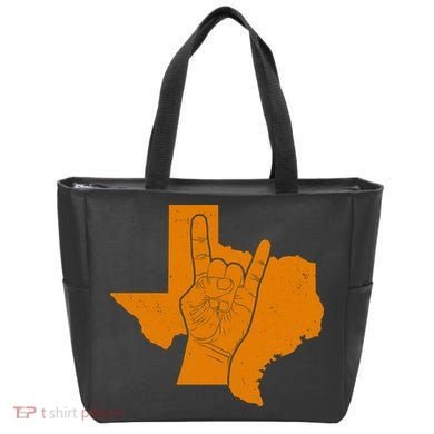 Texas State Rock N Roll Tote Bag