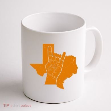 Texas State Rock N Roll Coffee Mug back