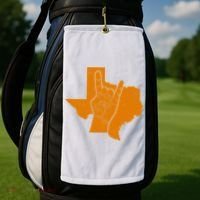 Texas State Rock N Roll Golf Towel thumb 2