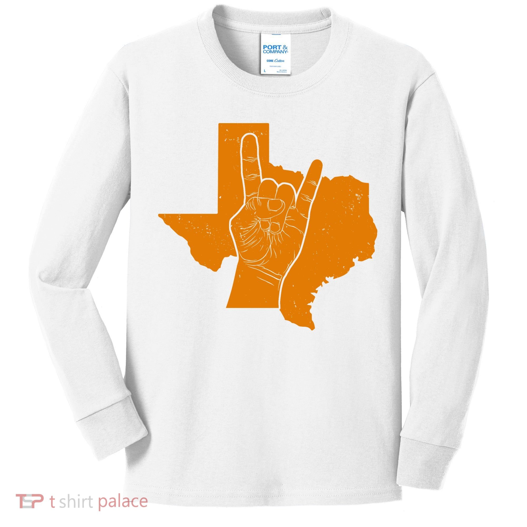Texas State Rock N Roll Kids Long Sleeve Shirt