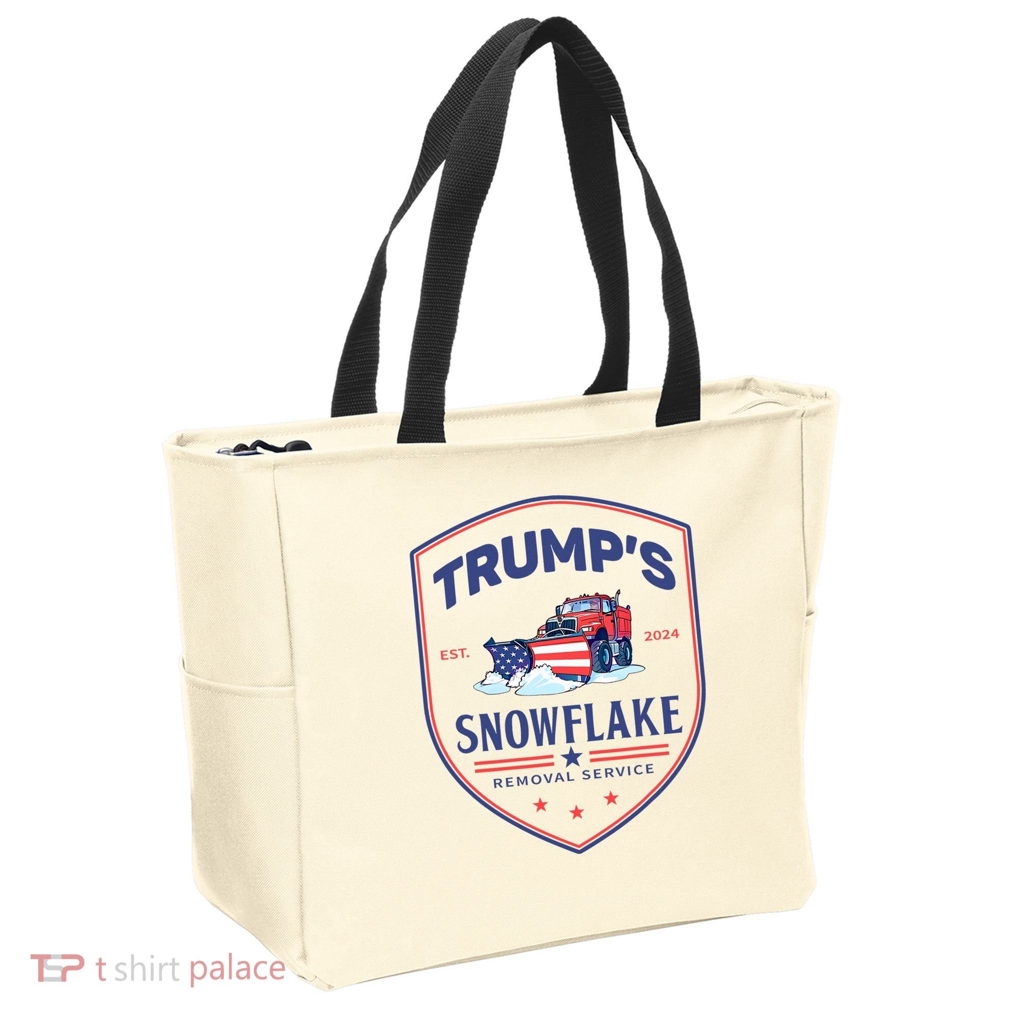 TrumpS Snowflake Removal Service Funny Donald Trump 2024 Tote Bag