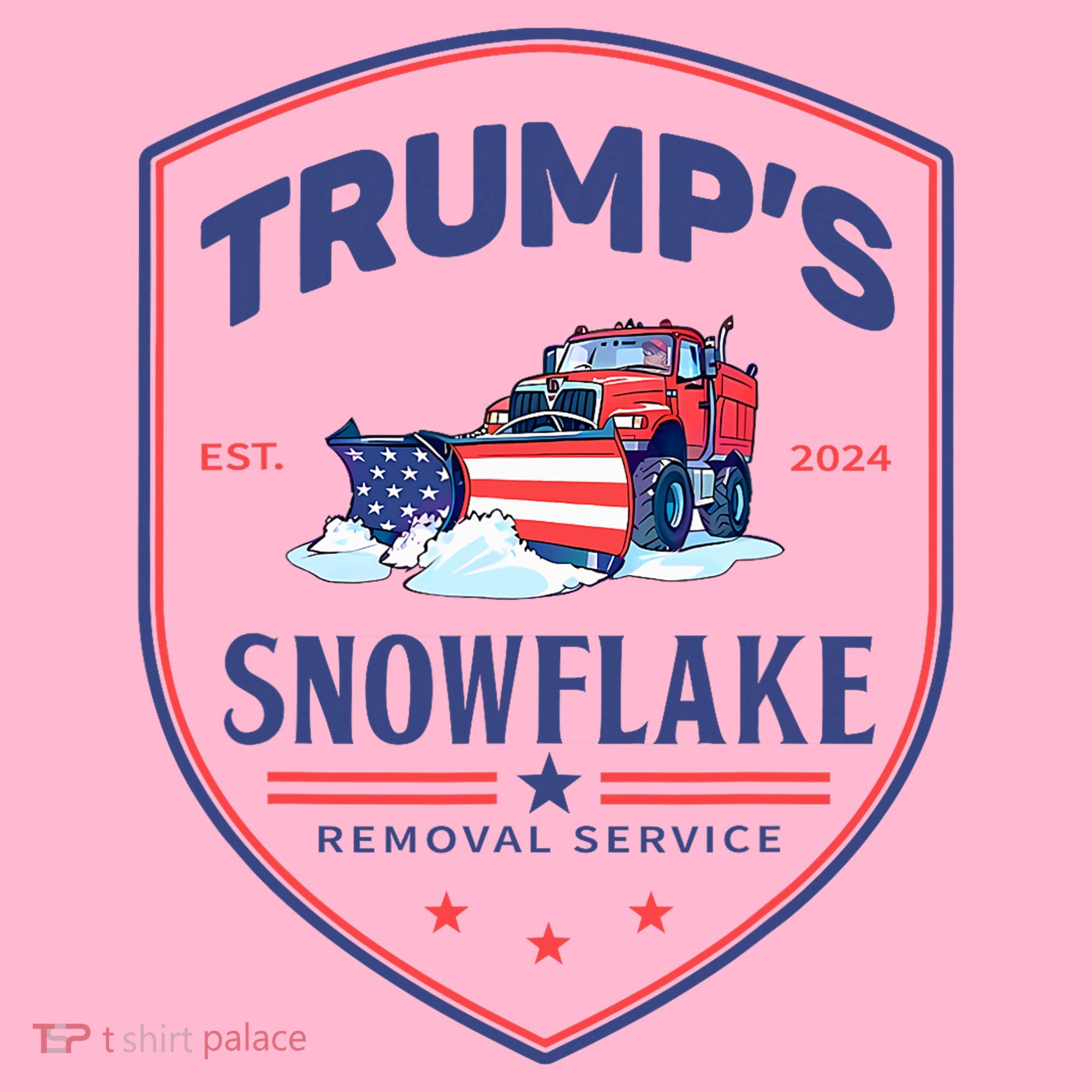 TrumpS Snowflake Removal Service Funny Donald Trump 2024 Coaster