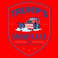 TrumpS Snowflake Removal Service Funny Donald Trump 2024 Santa Hat thumb 1